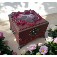 Органайзер багатофункціональний 16*16*11 Шкатулка Скринька ручна робота для прикрас, шкатулка дерев“яна стане вишуканим подарунком