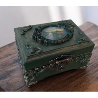 Органайзер багатофункціональний 15*11*9 Шкатулка Скринька ручна робота для прикрас, шкатулка дерев“яна стане вишуканим подарунком