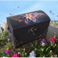 Шкатулка 8*6*7,5 Скринька ручна робота для прикрас, шкатулка дерев“яна, стане вишуканим подарунком для будь яких свят