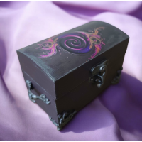 Шкатулка 8*6*7,5 Скринька ручна робота для прикрас, шкатулка дерев“яна, стане вишуканим подарунком для будь яких свят