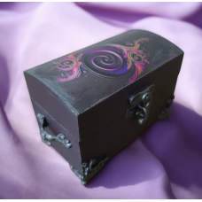 Шкатулка 8*6*7,5 Скринька ручна робота для прикрас, шкатулка дерев“яна, стане вишуканим подарунком для будь яких свят