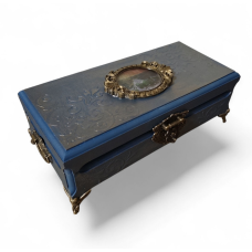 Скринька 10,5*21*9 ручна робота для прикрас, шкатулка дерев“яна, стане вишуканим подарунком для будь яких свят